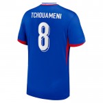 Nogometni Dresovi Francuska Tchouameni 8 Domaći Euro 2024 Kratkih Rukava